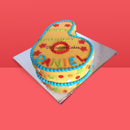 Child 6th birthday cake