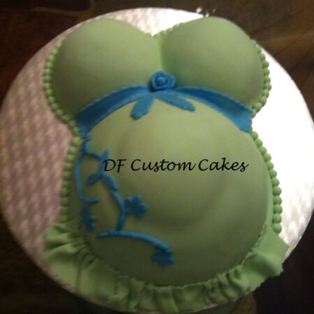 baby-shower chocolate cake