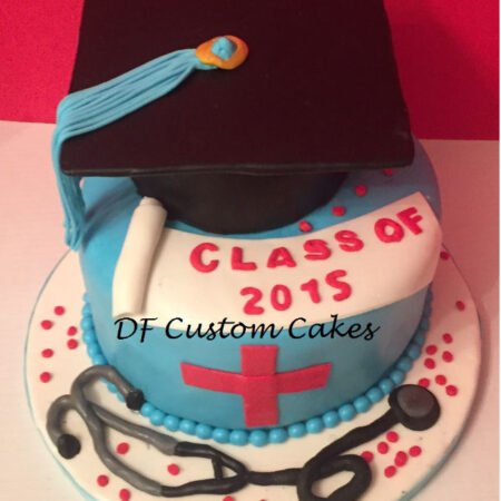 nurse graduation rich fruit cake