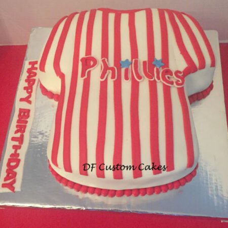 Philadelphia Phillies jersey cake