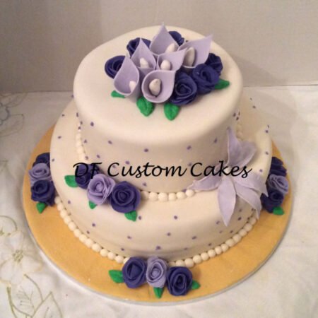 Raspberry birthday cake