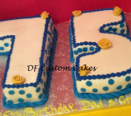 75th birthday cake