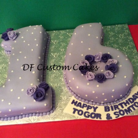 Sweet sixteen birthday cake