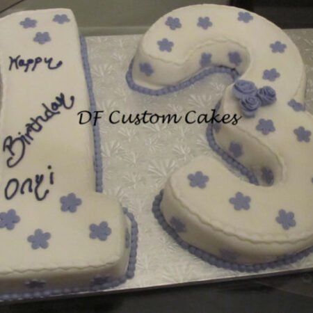 Teen birthday strawberry cake
