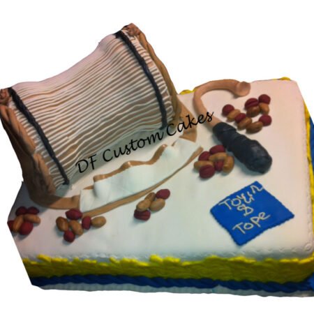 traditional engagement cake gangan drum cake
